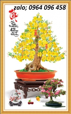 Tranh gạch 3d cây mai - MVB432