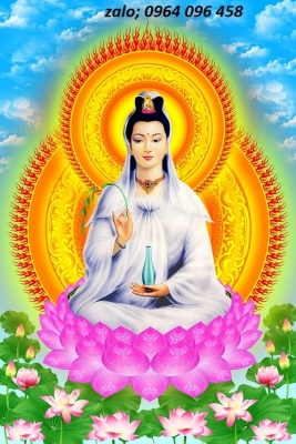 Tranh gạch 3d phật quan âm - NXC63