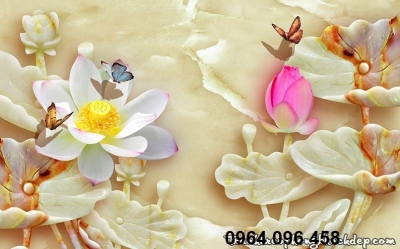 gạch tranh 3d giả ngọc KH67