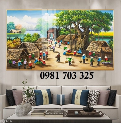 Gạch tranh đồng quê 3d đẹp