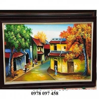 Tranh 3D trên nền gạch men