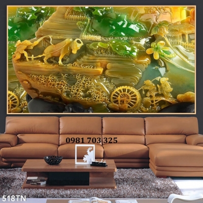 Gạch tranh sứ ngọc dán tường