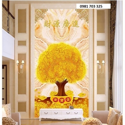 Tranh cây kim tiền