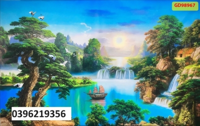 Tranh đồng quê đẹp treo tường