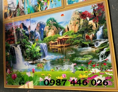 Gạch ốp tường tranh 3d HP4320