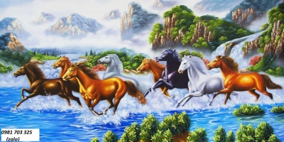 Tranh gạch mã đáo thành công