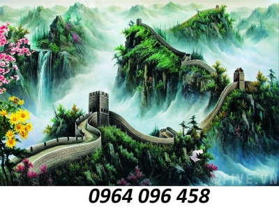 Tranh gạch 3d vạn lý trường thành  - GDCX4
