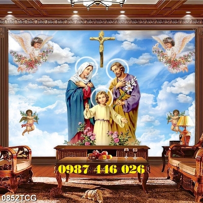 Gạch tranh công giáo HP9823