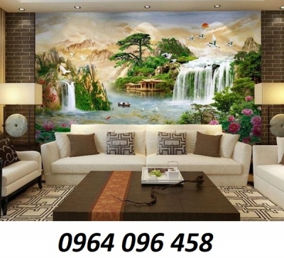 Tranh gạch 3d phong cảnh đồng quê - 033XC