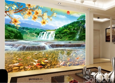 Gạch tranh đẹp trang trí phòng