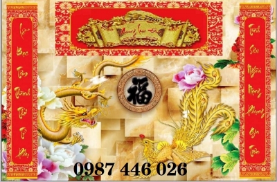 Gạch tranh phòng thờ HP97233