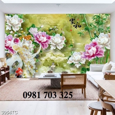 Gạch tranh 3D sứ ngọc đẹp