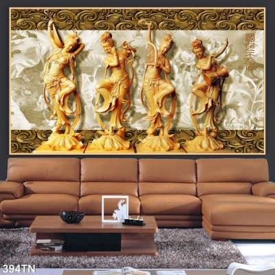 Tranh 3D- Tranh gạch sứ ngọc