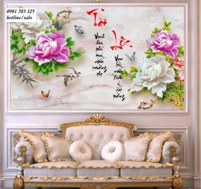 Gạch tranh 3D ốp tường