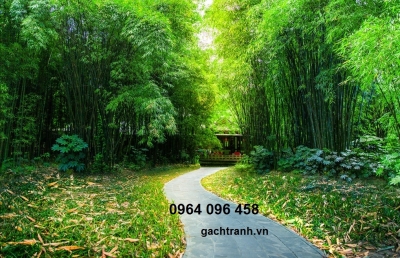 Tranh gạch ốp tường cây tre - 4333SP