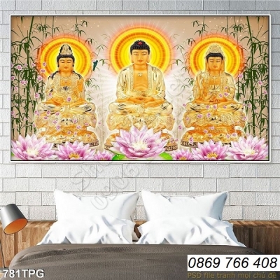 Gạch tranh Đức Phật treo tường