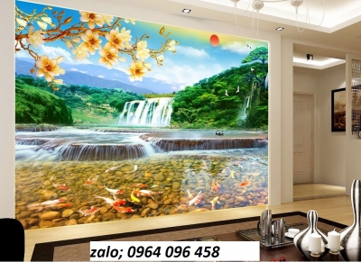 Tranh gạch phong cảnh phong thủy 3d - 854XZ