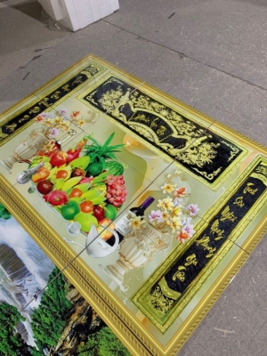 gạch tranh ốp phòng thờ