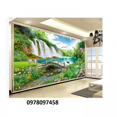 Tranh gạch 3D - tranh phong cảnh