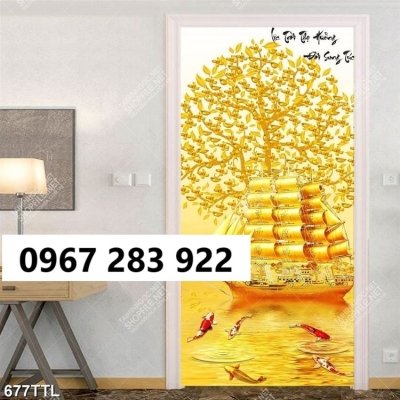 Tranh gạch tài lộc trang trí