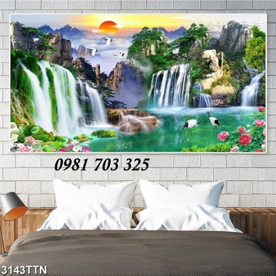 Gạch men 3D ,tranh gạch phong cảnh