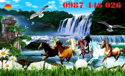 Tranh gạch mã đáo thành công HP2222