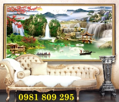 Gạch tranh ốp tường mới nhất HN888