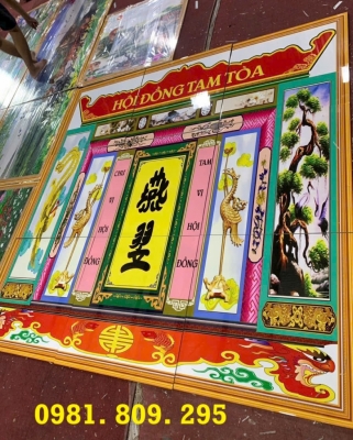 Gạch tranh ban thờ Hn999