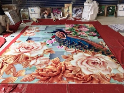 Tranh gạch 3d ốp tường trang trí - LMBT