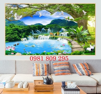 Gạch tranh phong cảnh đẹp