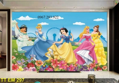 Gạch ốp tường 3D hoạt hình
