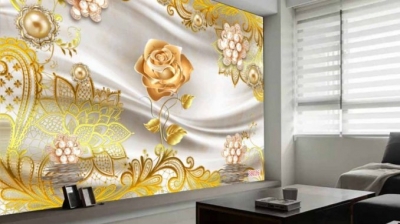 Tranh gạch 3d hoa sứ ngọc - BVC44