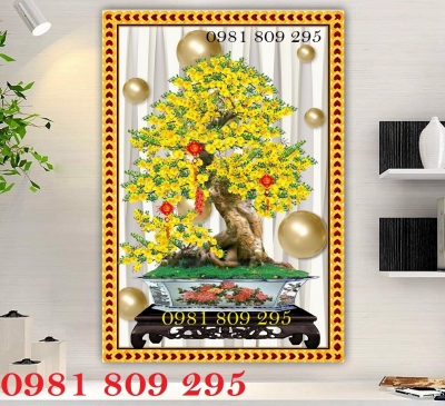 Gạch 3d hoa mai đẹp