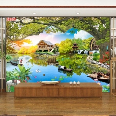 tranh gạch 3d - gạch tranh 3d - HDP
