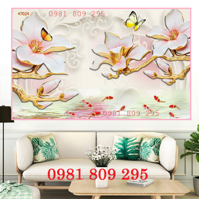 Tranh gạch hoa ngọc 3d