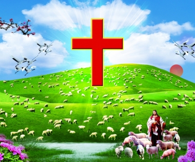 Tranh gạch 3d thiên chúa giáo - LKGF5