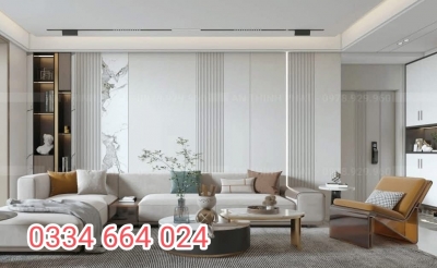 Ốp tường sợi than tre Bà Đình, Hà Nội