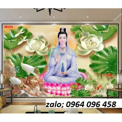 Tranh gạch 3d phật quan âm - 89CLM