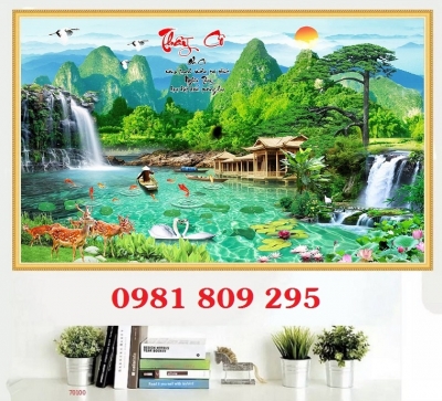 Gạch 3d sơn thủy hữu tình HP549