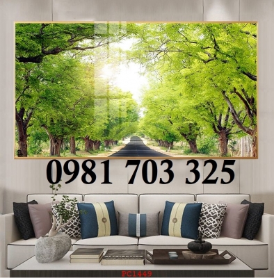 Gạch men 3D phong cảnh trang trí tường