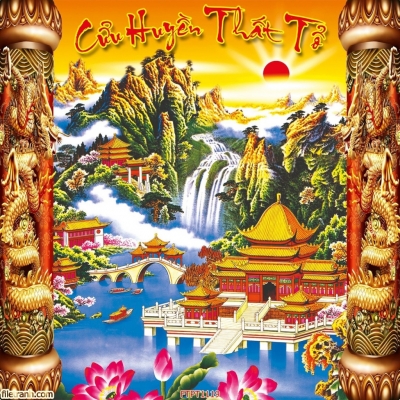 Tranh gạch- Tranh trang trí phòng thờ