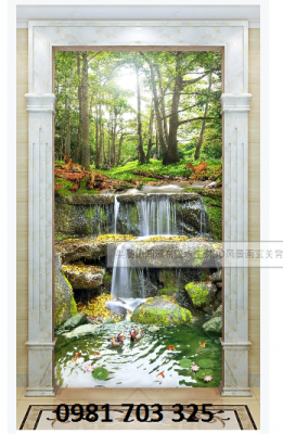 Tranh gạch men khổ đứng