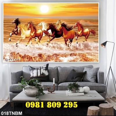 Gạch tranh ốp tường , tranh ngựa