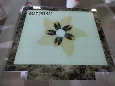 Thảm kính 3d chất liệu kính cường lực