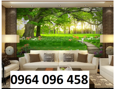 Tranh gạch 3d ốp tường phong cảnh thiên nhiên 3d - 344XCC