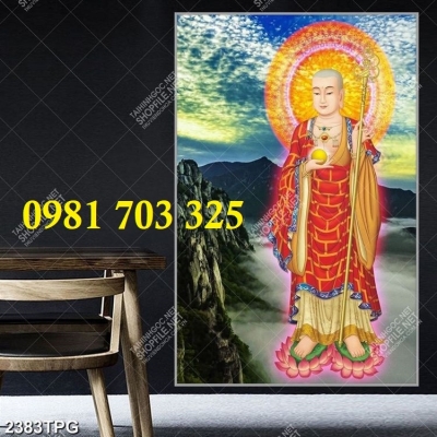 Gạch tranh Phật pháp ốp tường