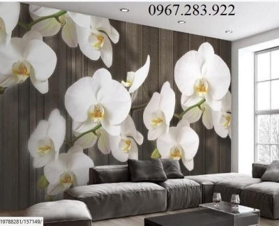 Gạch trang trí hoa 3D