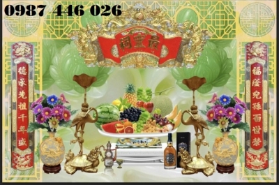 Gạch tranh phòng thờ ốp tường HP7293