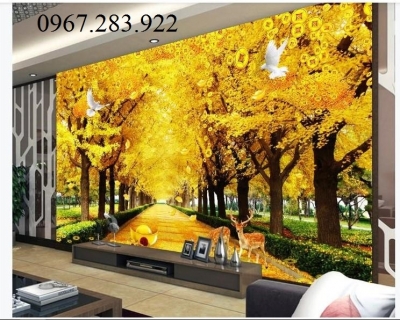 Gạch 3D- Tranh phong cảnh trang trí