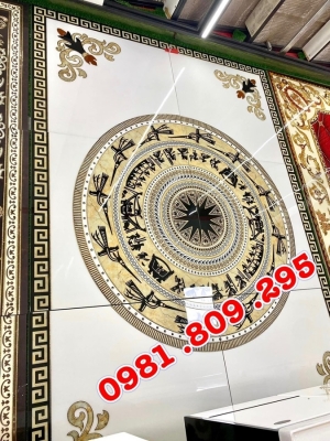 Gạch thảm hình bông cánh sen 1m6x2m4